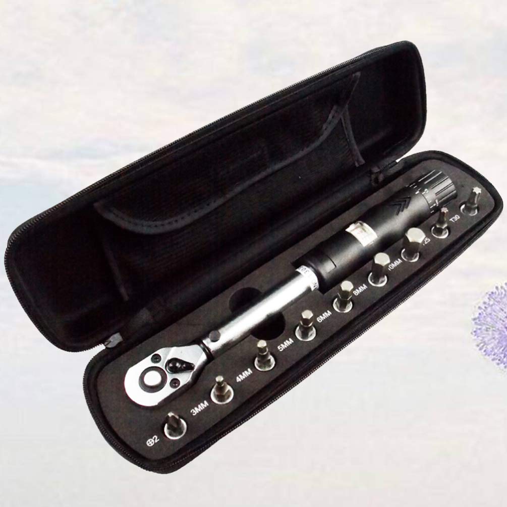 BESPORTBLE Bike Torque Wrench Set - Adjustable Bicycle Repair Tool Kit with Fast Wrench Replacement Parts for Bike Maintenance | Perfect for Road Bikes, Mountain Bikes & DIY Bike Repairs
