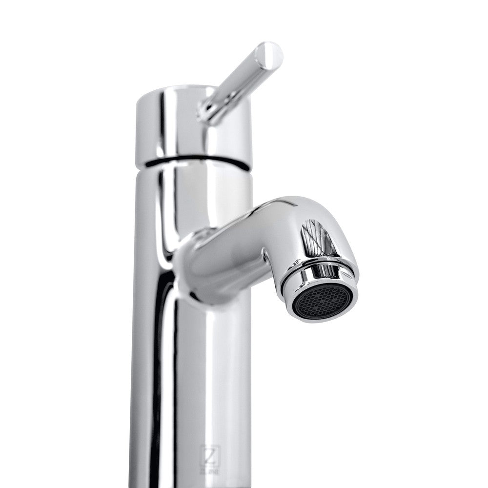 ZLINE Aloha Single Handle Bathroom Faucet in Chrome Finish - Modern Waterfall Spout Design for Vanity Sinks & Bathtubs (ALH BF CH) - Perfect for Home Renovation & Spa-Inspired Bathrooms