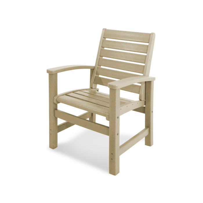 POLYWOOD Signature Dining Chair - Weather-Resistant Outdoor Furniture for Patio, Deck & Garden - Durable & Stylish Seating Solution