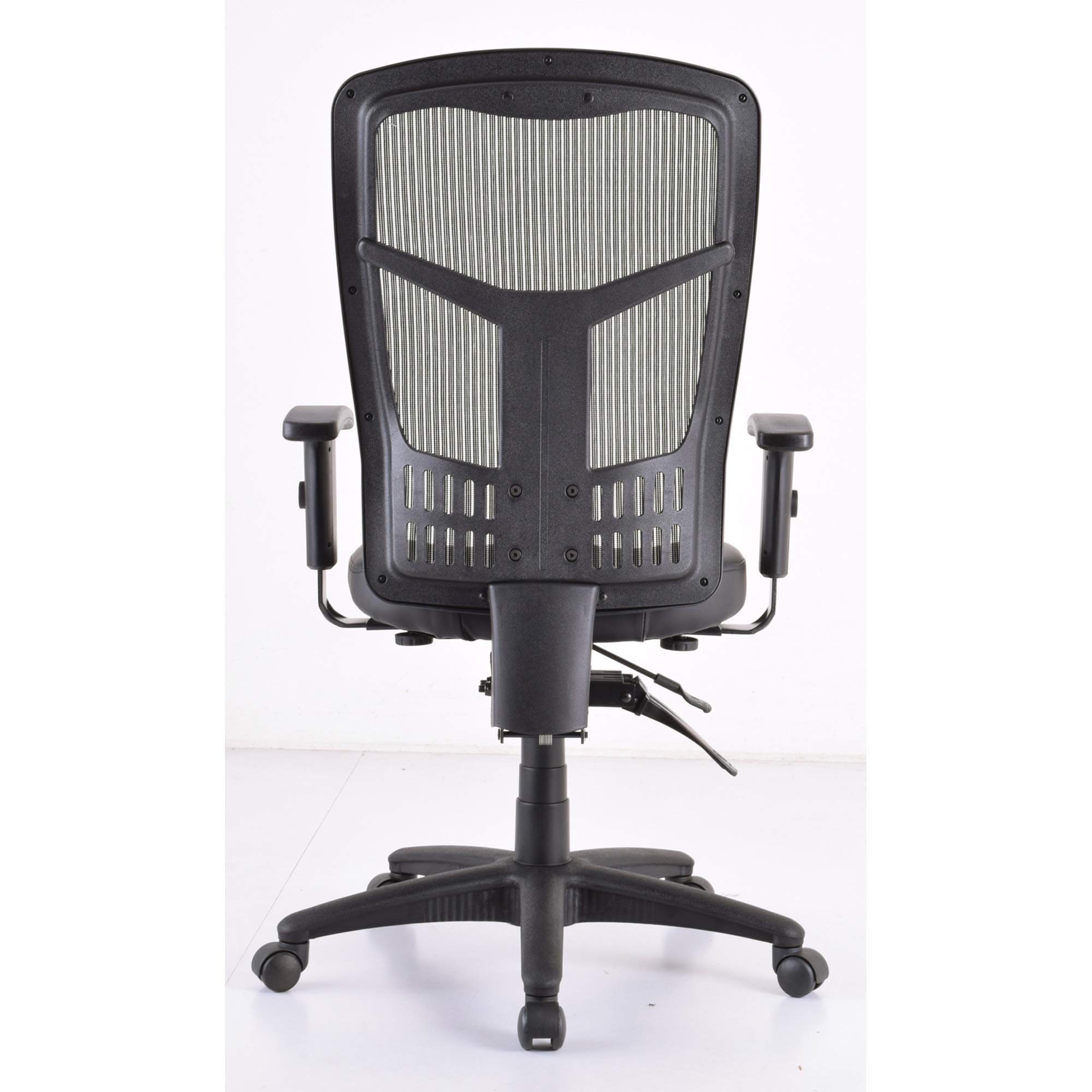 Lorell High Back Executive Office Chair - Ergonomic Mesh Back & Adjustable Height - Perfect for Home Office, Conference Rooms, and Workstations