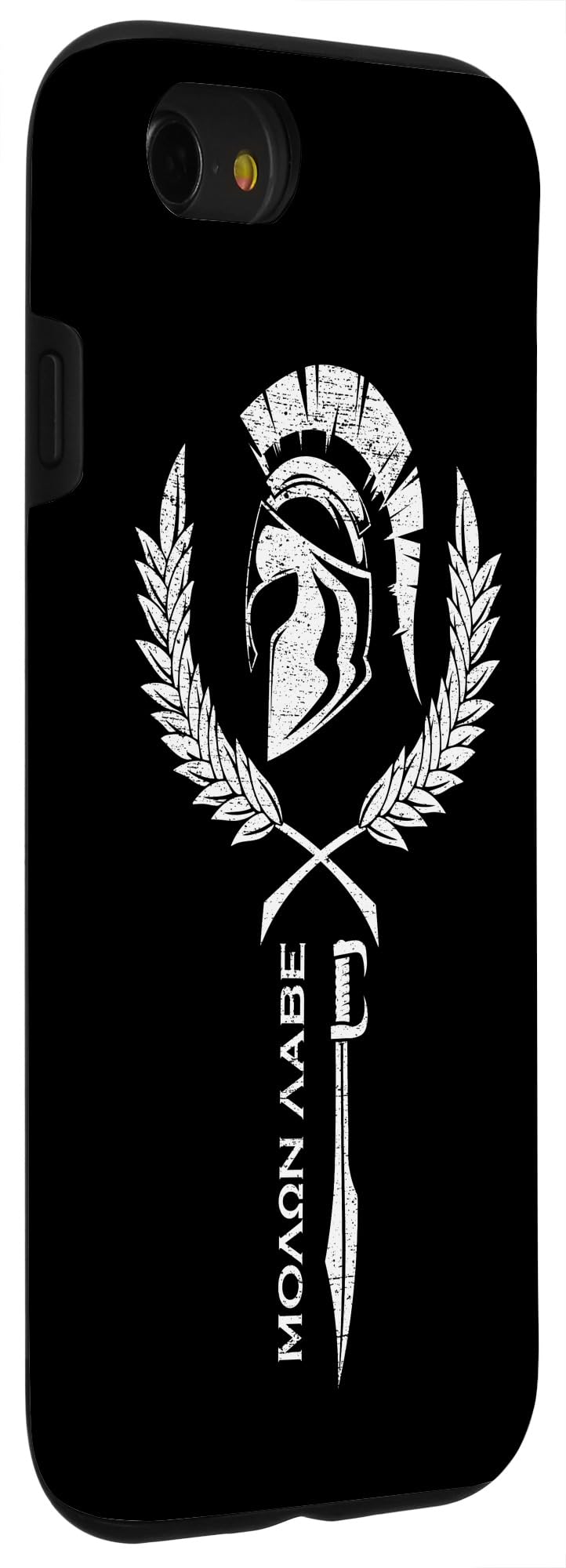 Sparta Warrior Fitness iPhone SE (2020)/7/8 Phone Case - Molon Labe Design, Durable Protective Cover for Gym, Outdoor & Daily Use