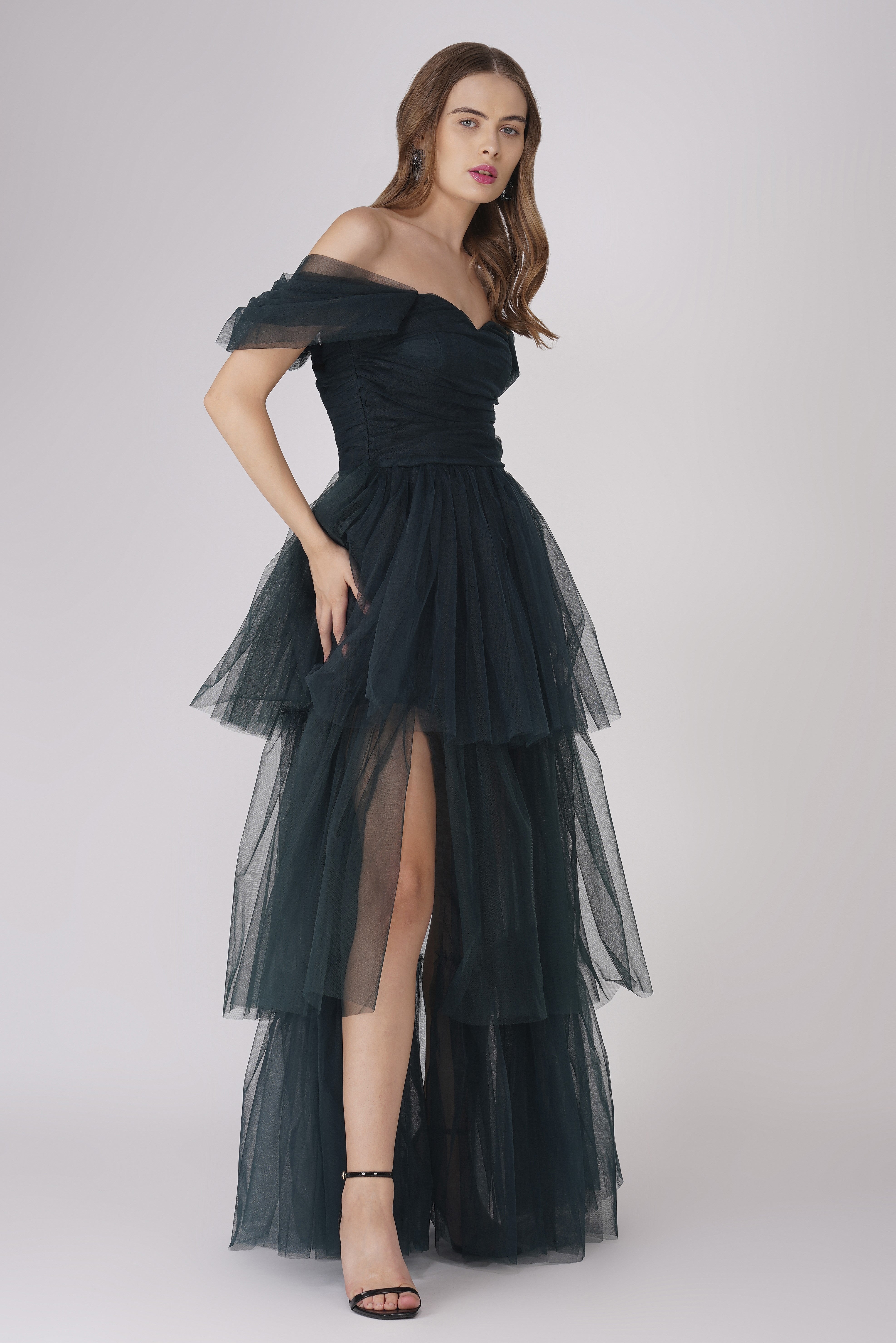 Emerald Green Sydney Maxi Dress for Women - Elegant Long Flowy Summer Dress for Beach, Wedding & Vacation