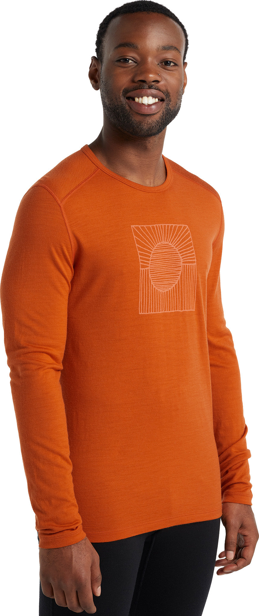 200 Oasis Solar LS Crew Base Layer for Men - Moisture-Wicking Thermal Underwear for Hiking, Skiing & Outdoor Activities