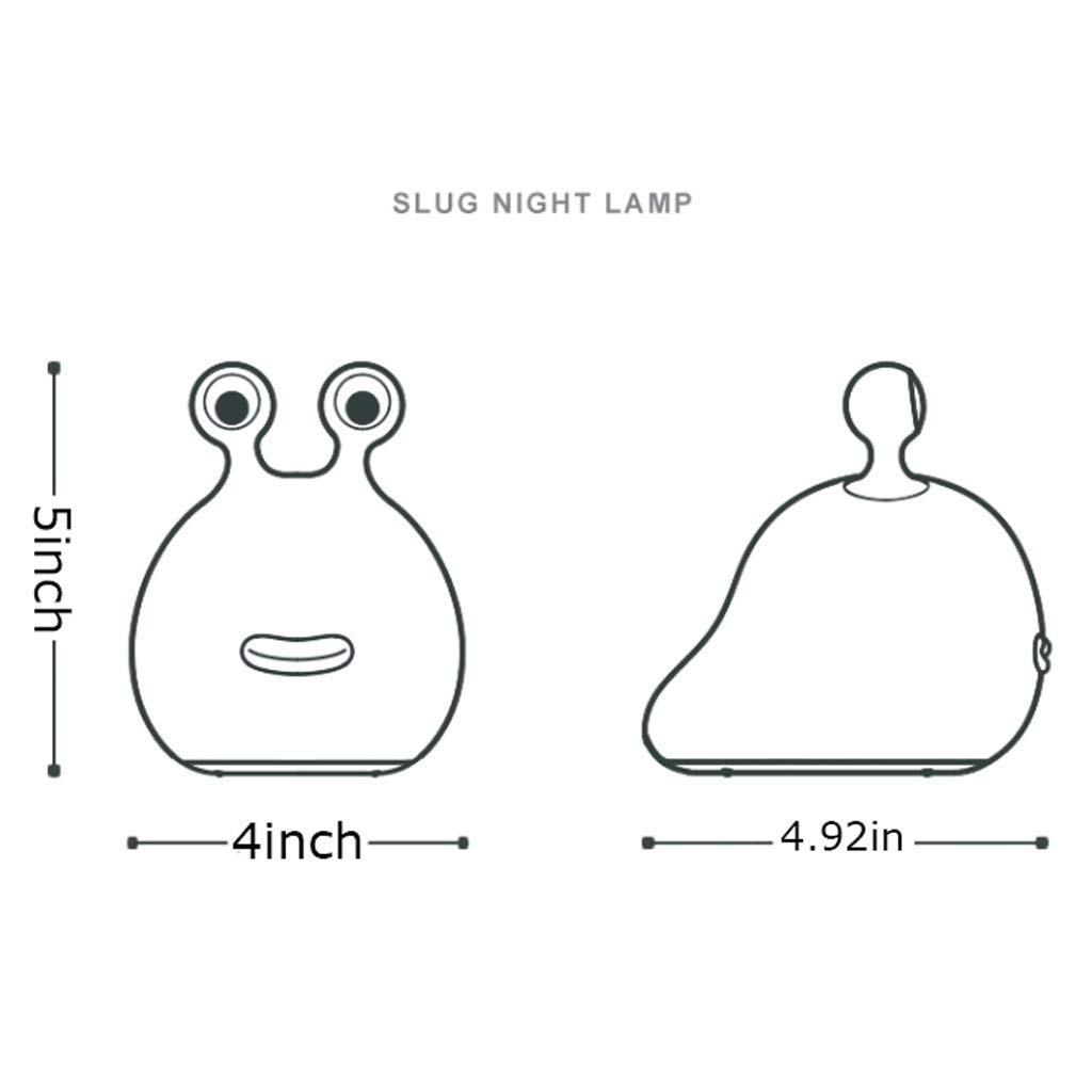 Soft Glow Kids Night Light - Safe Silicone LED Bedside Lamp with Touch Switch, Eye Protection Sleep Light for Nursery & Bedroom, Plug-in Nightlight (White) - Perfect for Bedtime Stories, Midnight Feedings & Peaceful Sleep