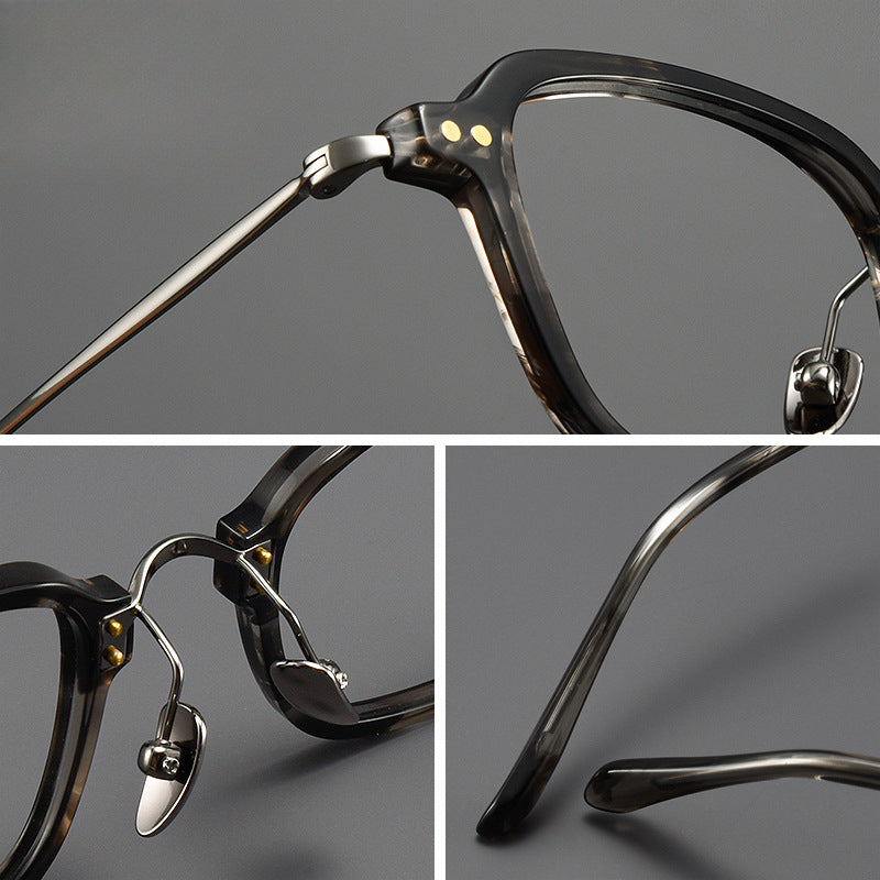 Stylish Acetate Square Glasses Frames 55001 - Lightweight & Durable Eyewear for Men & Women - Perfect for Reading, Work, and Everyday Fashion