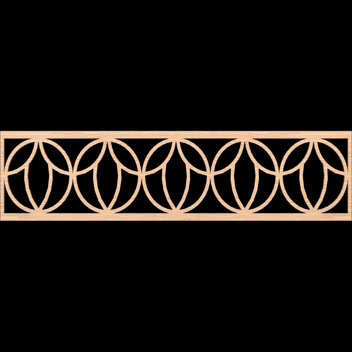 Shoshoni Fretwork Moulding - Handcrafted Wooden Wall Decor for Home & Office - Perfect for Living Room, Bedroom, and Office Decorations