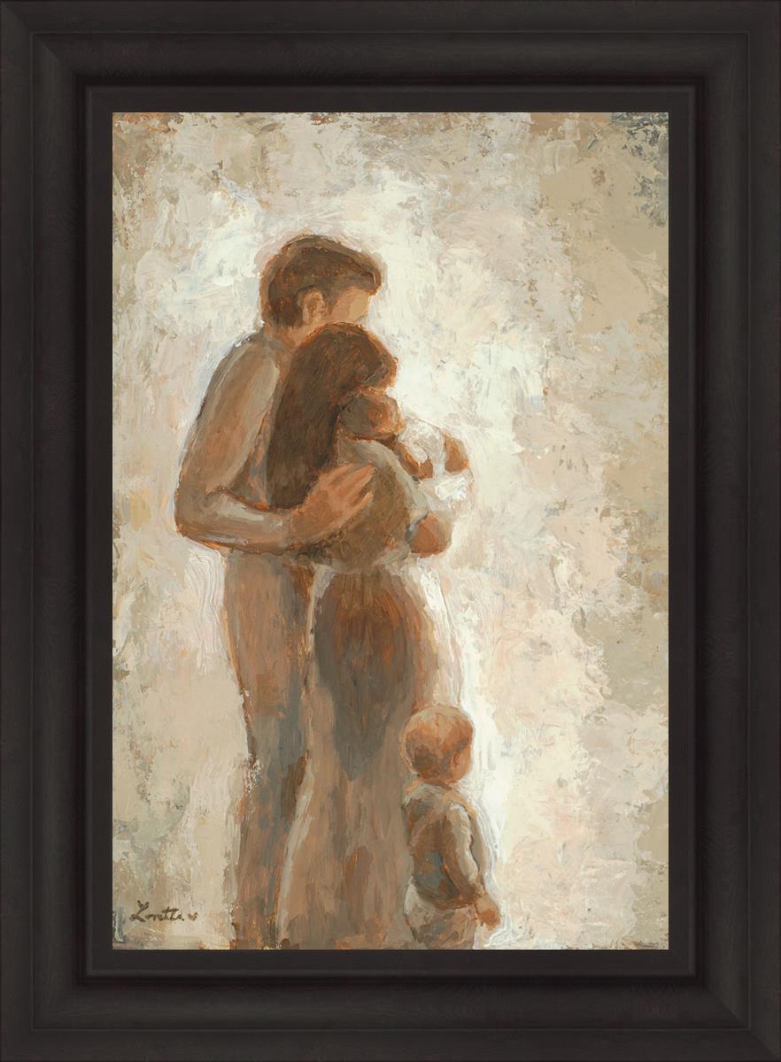 Family Looking Towards the Light - Inspirational Wall Art for Home Decor | Motivational Canvas Print for Living Room, Bedroom & Office | Perfect Gift for Family & Friends