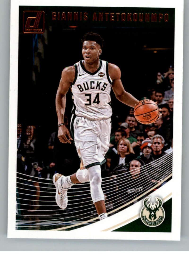 2018-19 Donruss #85 Giannis Antetokounmpo Milwaukee Bucks Basketball Trading Card - Perfect for NBA Collectors, Sports Memorabilia Enthusiasts & Gift Ideas