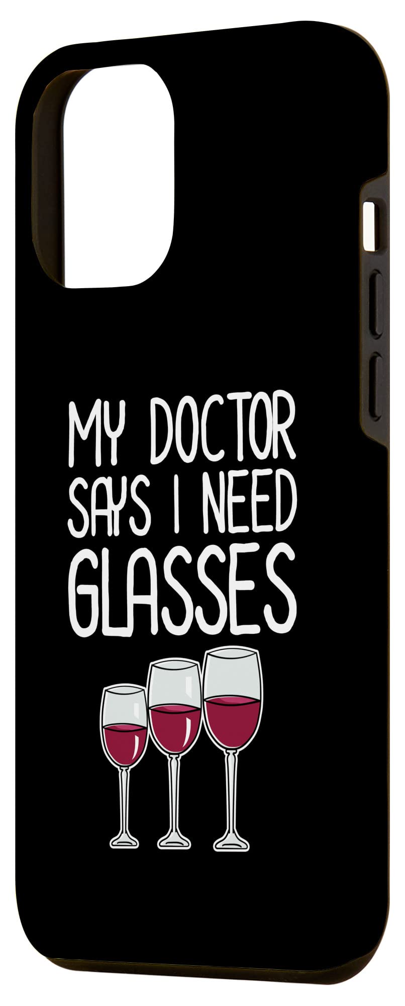 iPhone 12 Pro Max Case - Funny Wine Lover Design 