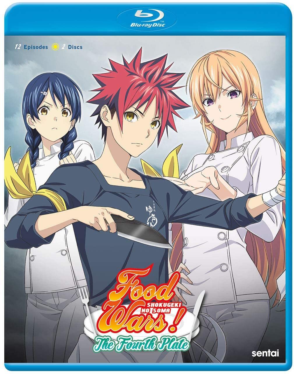 Food Wars! Shokugeki no Soma Season 4 - Anime DVD/Blu-ray | Cooking Battle Series for Teens & Adults | Perfect for Anime Nights & Gift Giving