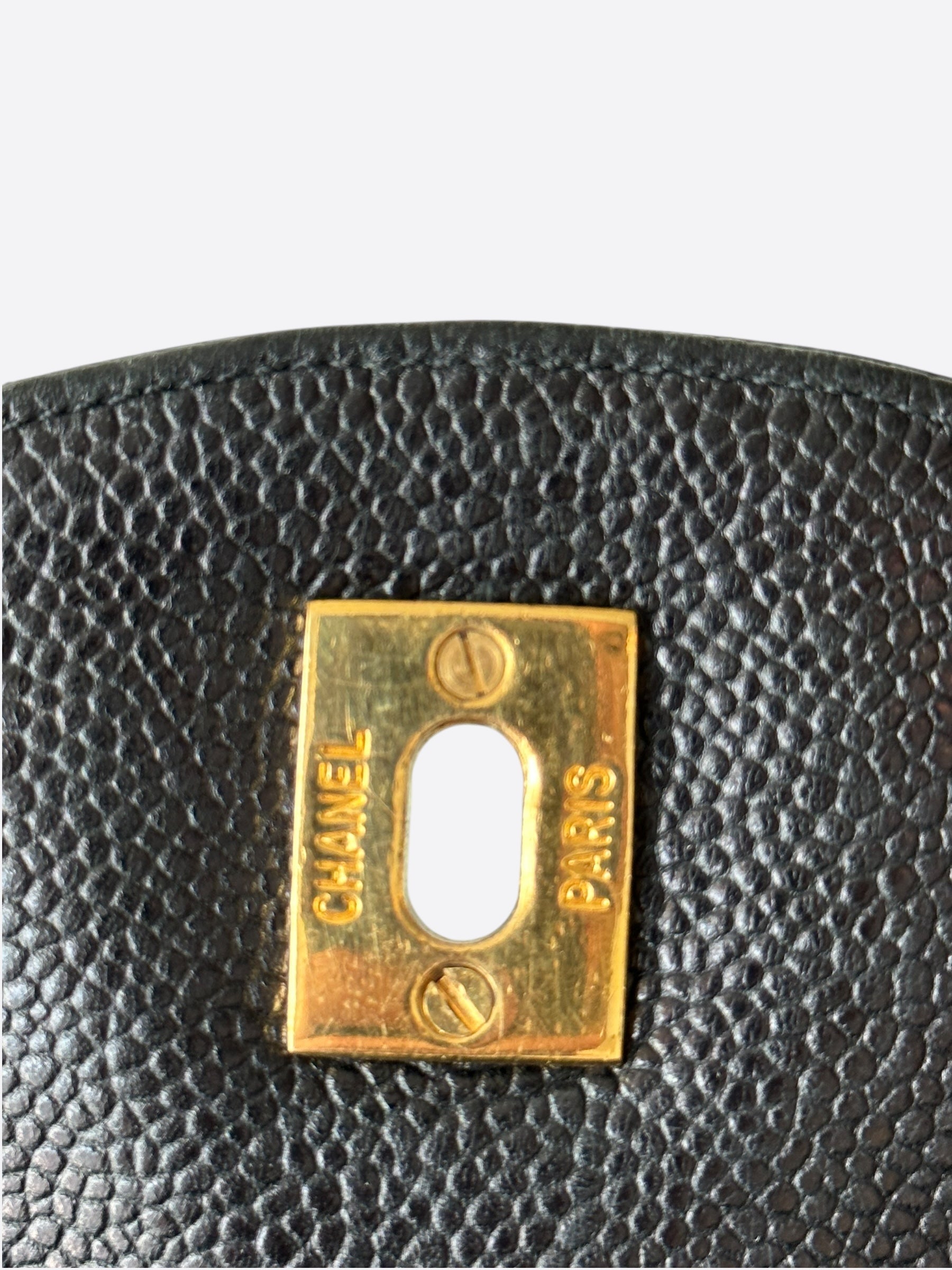 Chanel Black & Gold CC Logo Mini Backpack - Luxury Designer Crossbody Bag for Women | Perfect for Evening Parties, Travel & Fashion Accessories