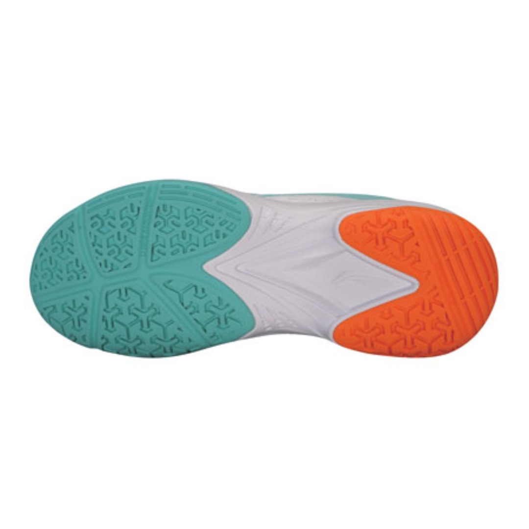 Li Ning Kids' Badminton Shoes - Lightweight & Breathable for Boys & Girls - White AYTT010 - Perfect for Indoor Sports & Training