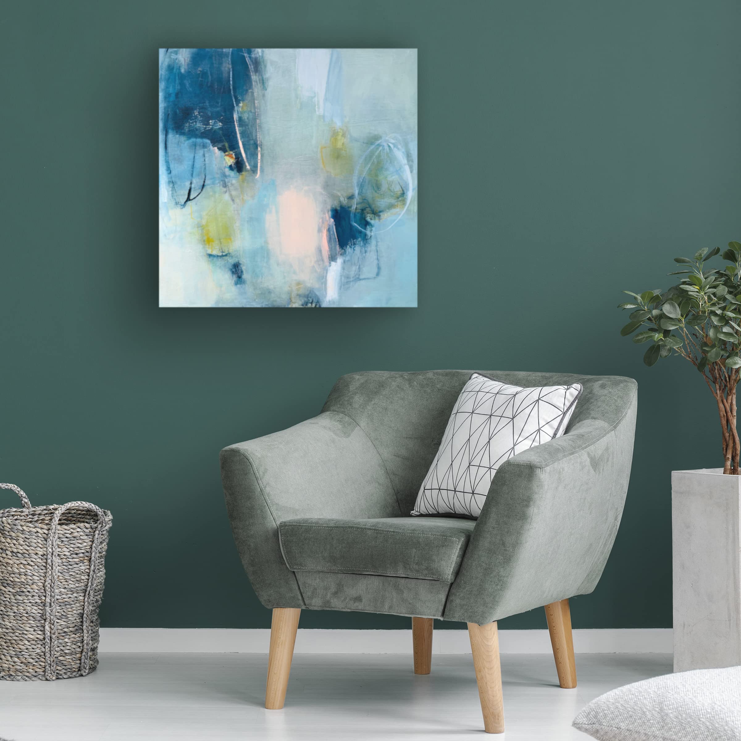 Trademark Fine Art 'Echoes' by Mila Apperlo - Stretched Canvas Wall Art for Living Room, Bedroom & Office Decor
