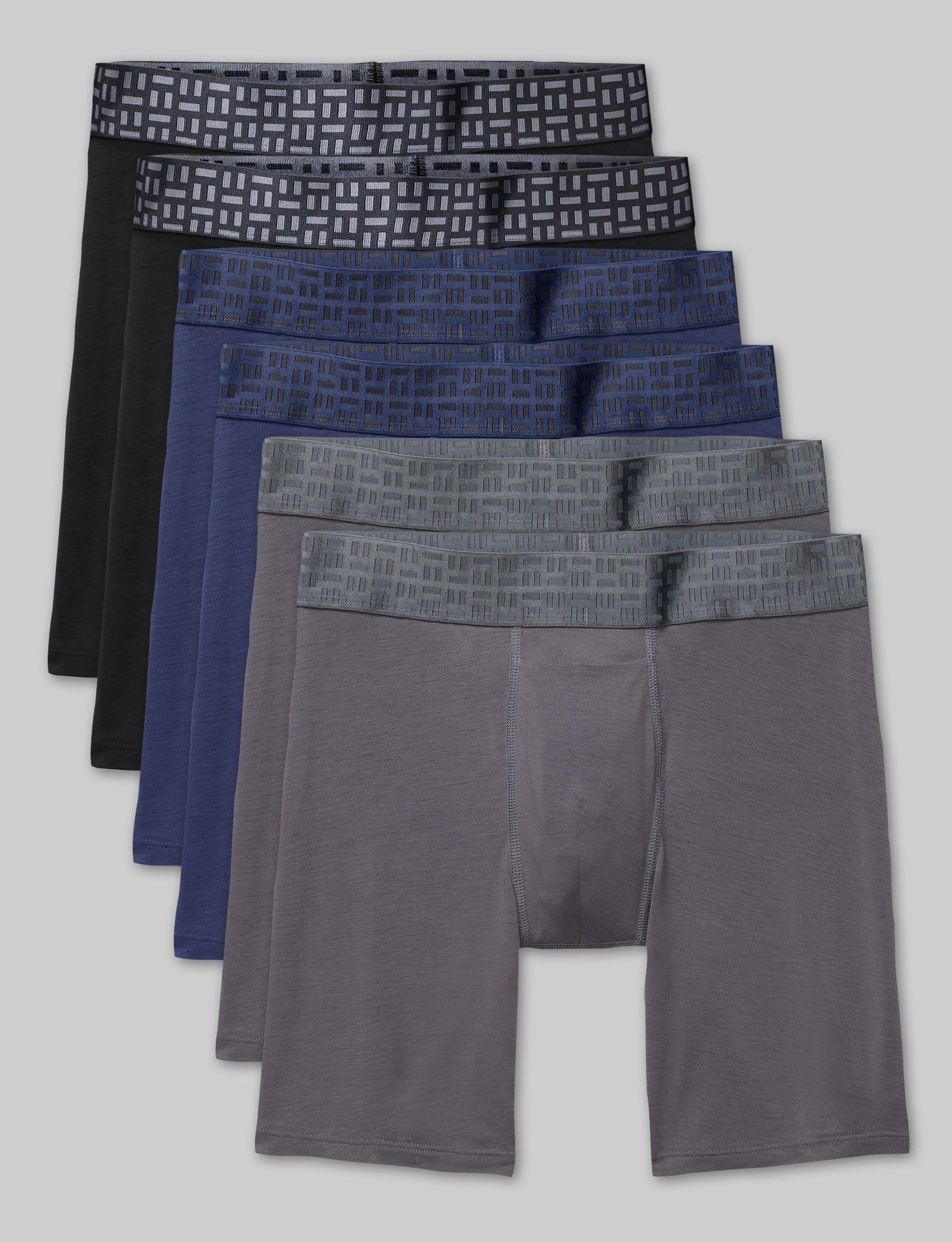 Apollo Men's Boxer Briefs 8-Pack (6 Pairs) - Soft Cotton Underwear for Everyday Comfort & Support - Perfect for Workout, Lounge & Travel