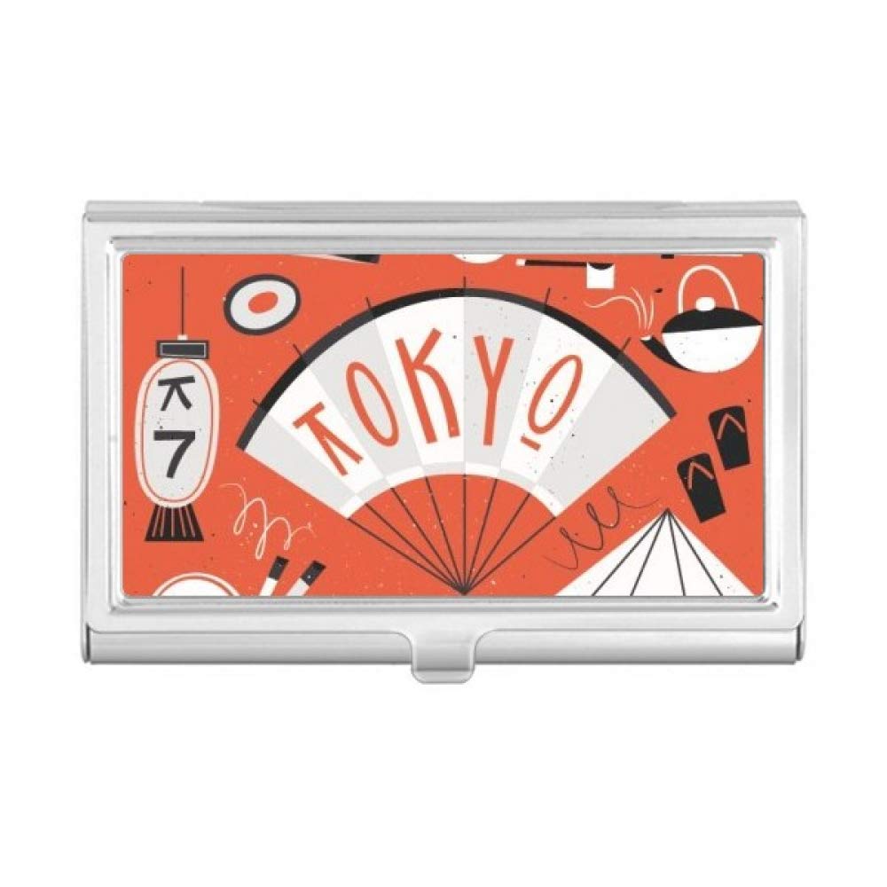 Japanese Sushi Geisha Business Card Holder - Elegant Tokyo-Inspired Wallet Case for Professional Networking & Business Meetings