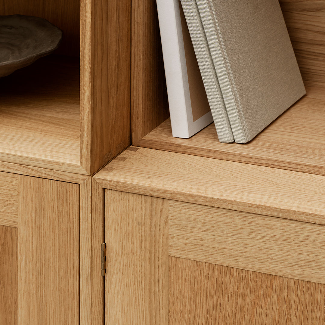 Modular Bookcase System FK63 - Customizable Bookshelf for Home & Office Organization - Perfect for Living Room, Bedroom, and Study Room Storage