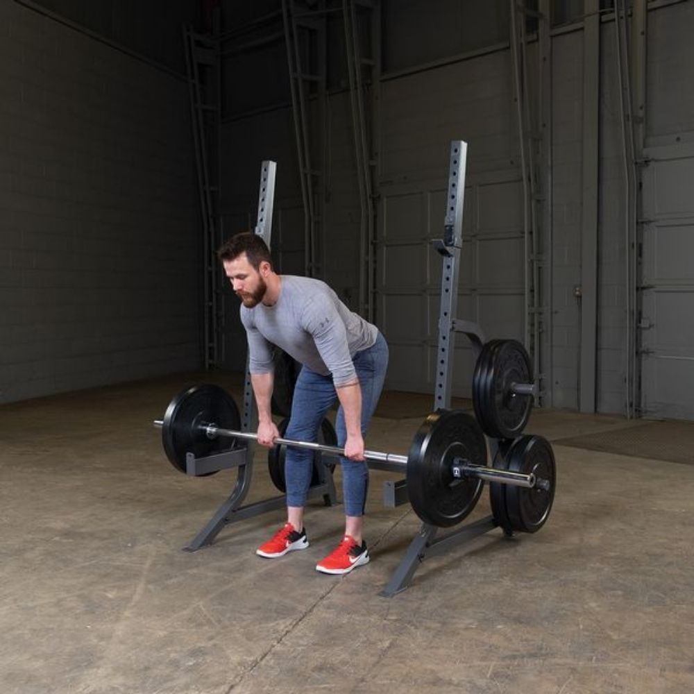 Body Solid Powerline Multi Press Rack PMP150 - Heavy Duty Home Gym Equipment for Strength Training & Weightlifting | Perfect for Garage, Basement & Home Workout Spaces
