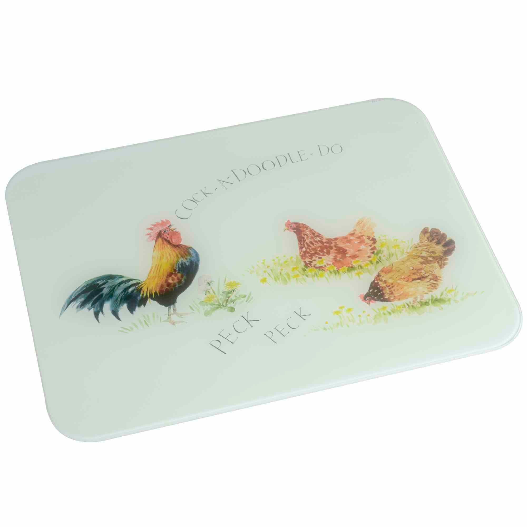 Pecking Order Premium Kitchen Countertop Protector - Durable & Non-Slip Cutting Board Mat for Food Prep, Serving & Dining