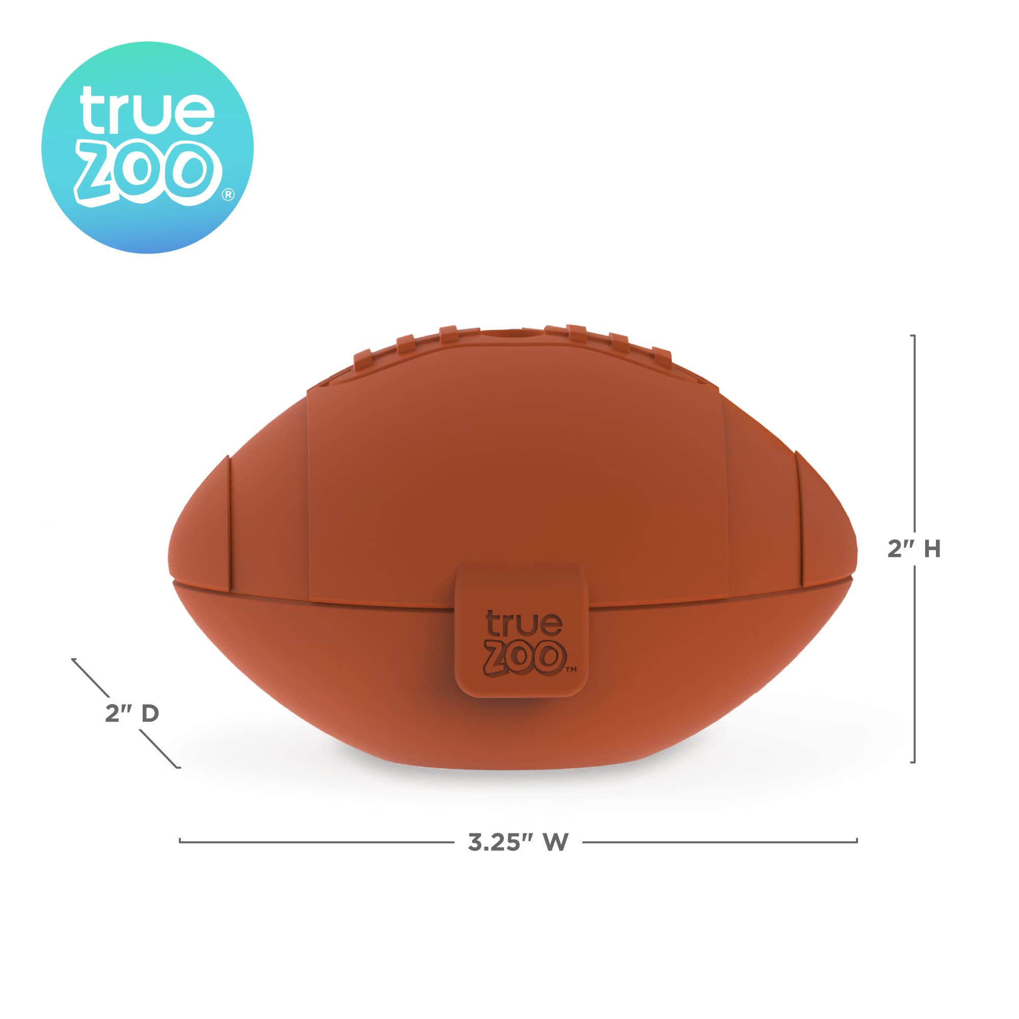 2 Inch Football-Shaped Silicone Ice Mold - Dishwasher Safe Ice Sphere Maker for Cocktails & Drinks - Perfect for Sports Fans & Game Day Parties - Set of 1
