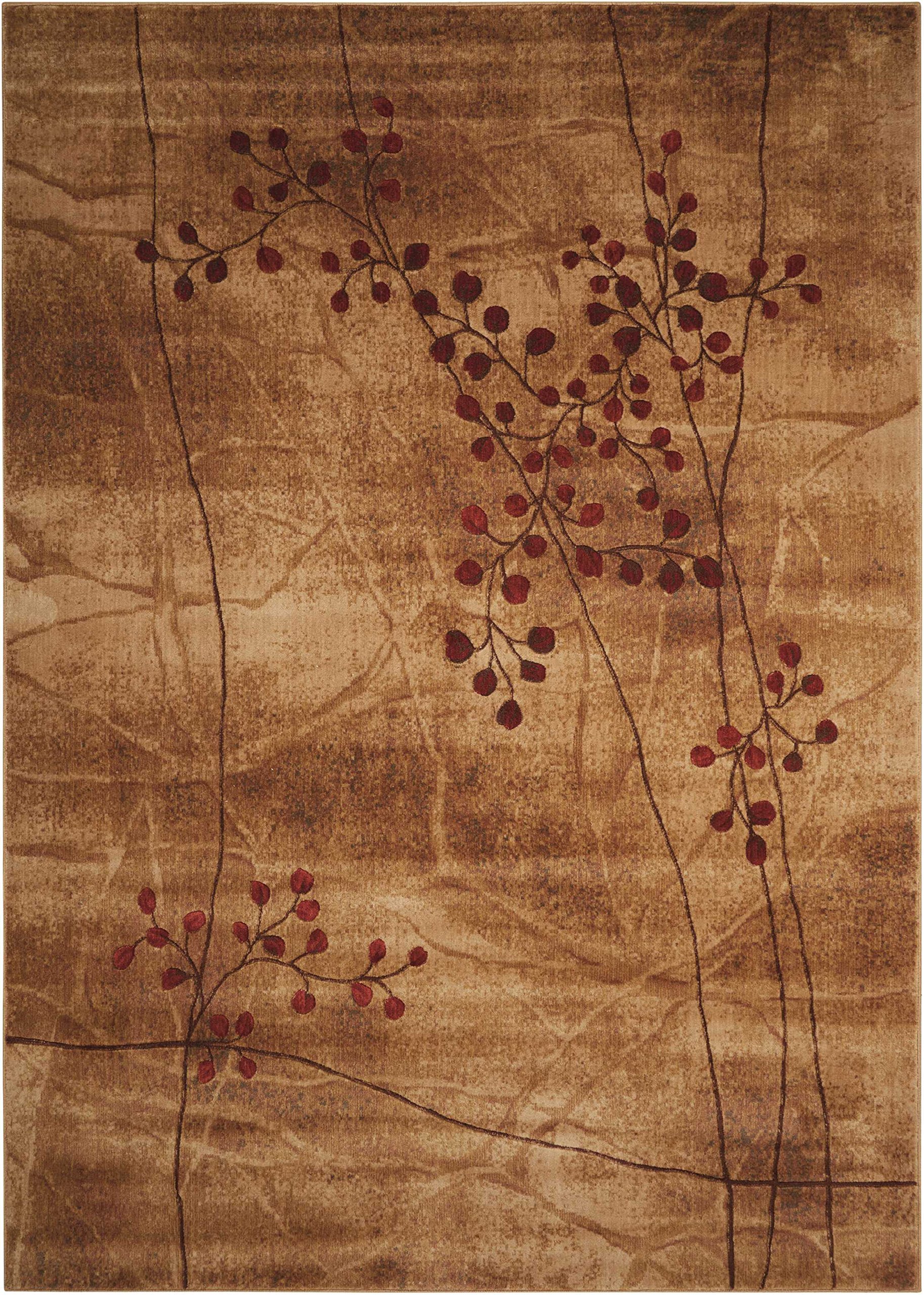 Nourison Somerset Rustic Latte 2' x 2'9'' Area Rug - Easy Cleaning, Non-Shedding, Stain Resistant for Bedroom, Living Room, Dining Room & Kitchen - Perfect for High Traffic Areas & Cozy Home Decor (2x3)