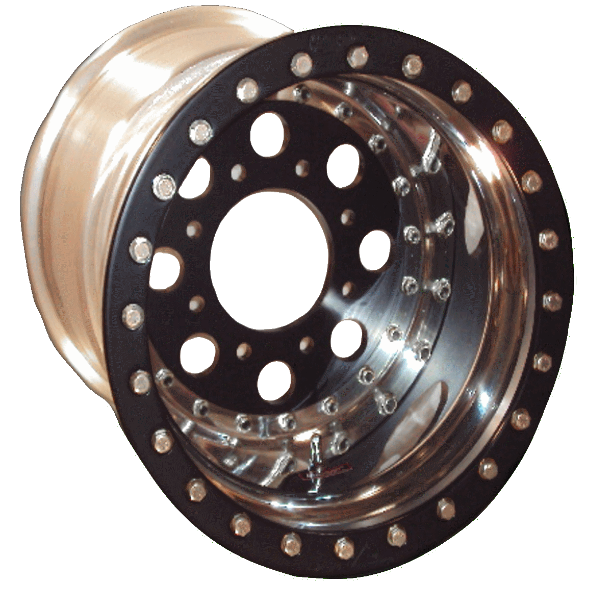 15 Holepro 8 Lug 3 PC Wheel - Premium Aftermarket Truck Wheels for Off-Road & Highway Driving | Perfect for Chevy, GMC, Ford & Dodge Pickup Trucks