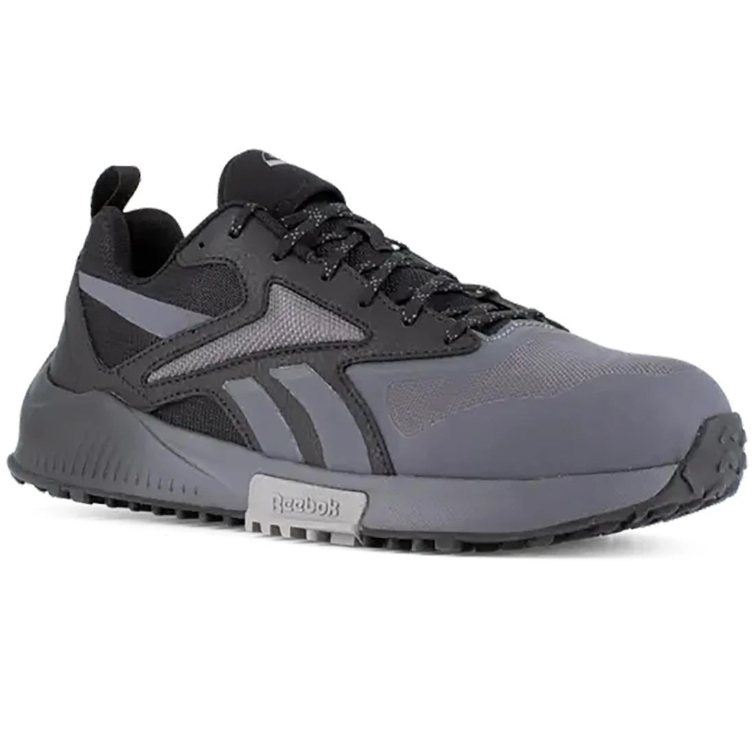 Lavante Trail 2 Composite Toe Athletic Work Shoes for Men - Lightweight Safety Shoes Grey/Black - Perfect for Construction, Warehouse & Outdoor Work