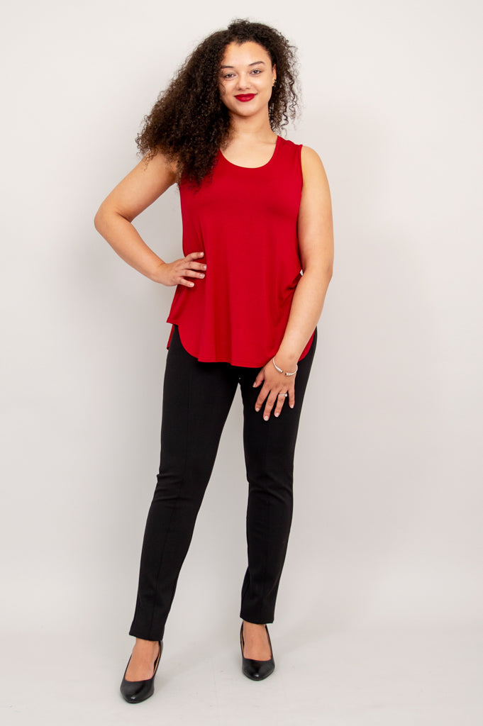 Stylish Jazz Tank Top with Lipstick Print - Soft Bamboo Fabric for Women - Perfect for Casual Wear, Music Festivals & Summer Outfits