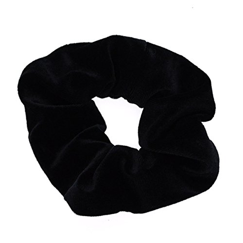 LKXHarleya 1PCS Stretchy Velvet Hair Ties Headband for Women & Girls - Soft Hair Accessories for Workouts, Yoga, and Everyday Style