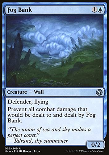MTG Magic: The Gathering - Fog Bank (56) Iconic Masters IMA Card - Perfect for Commander, Modern & Casual MTG Gameplay