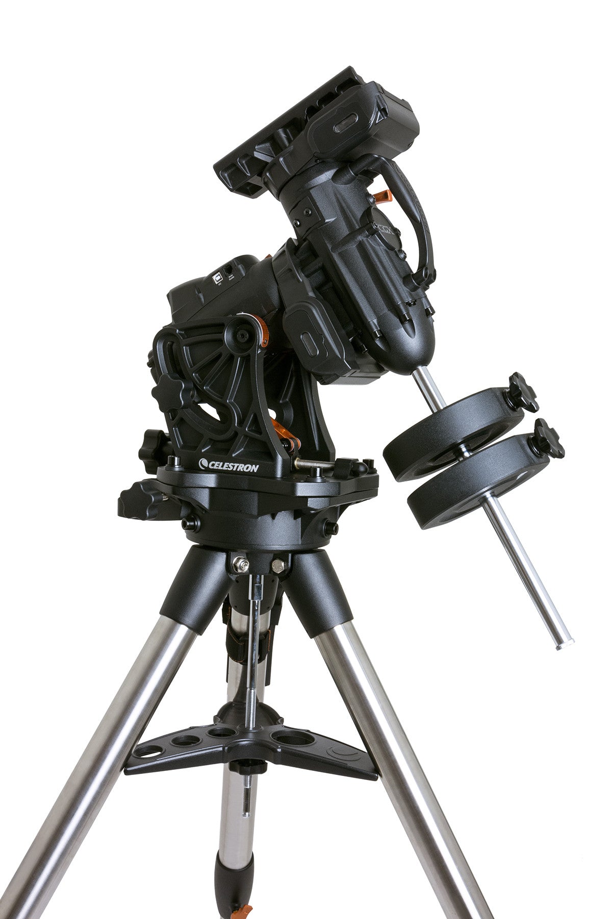 CGX Equatorial Mount and Tripod for Astronomy - High Precision Telescope Mount with Sturdy Tripod for Stargazing, Astrophotography, and Celestial Observation