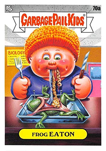 Vintage 2020 Topps Garbage Pail Kids #70a Frog Eaton Trading Card - Collectible Stickers for School, Gaming & Pop Culture Memorabilia