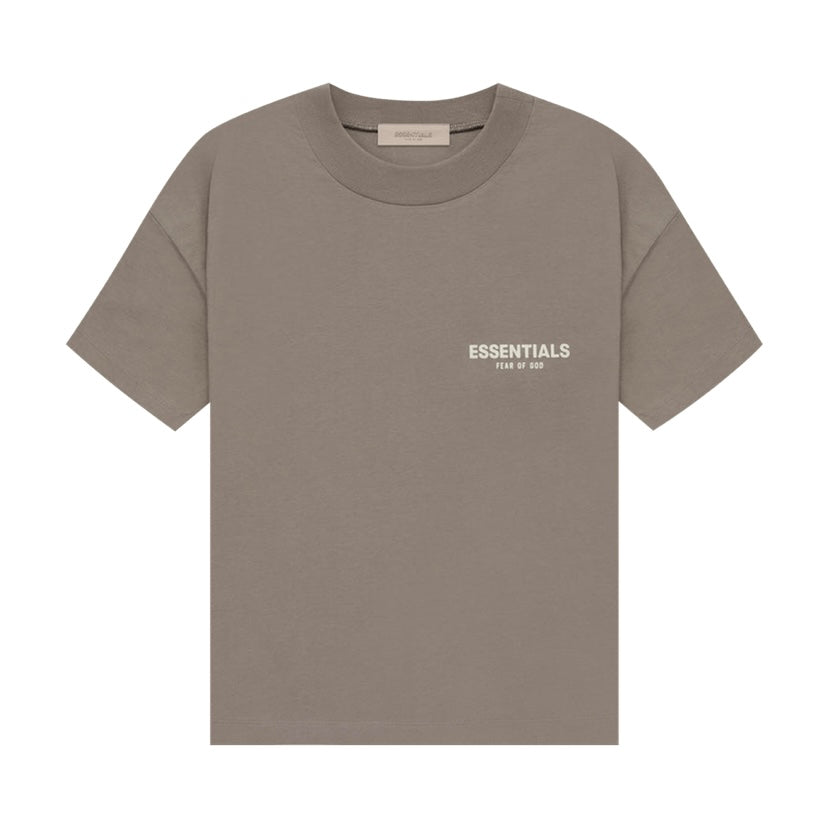 Fear of God Essentials T-Shirt for Men - Desert Taupe Cotton Tee | Casual Streetwear & Layering Staple