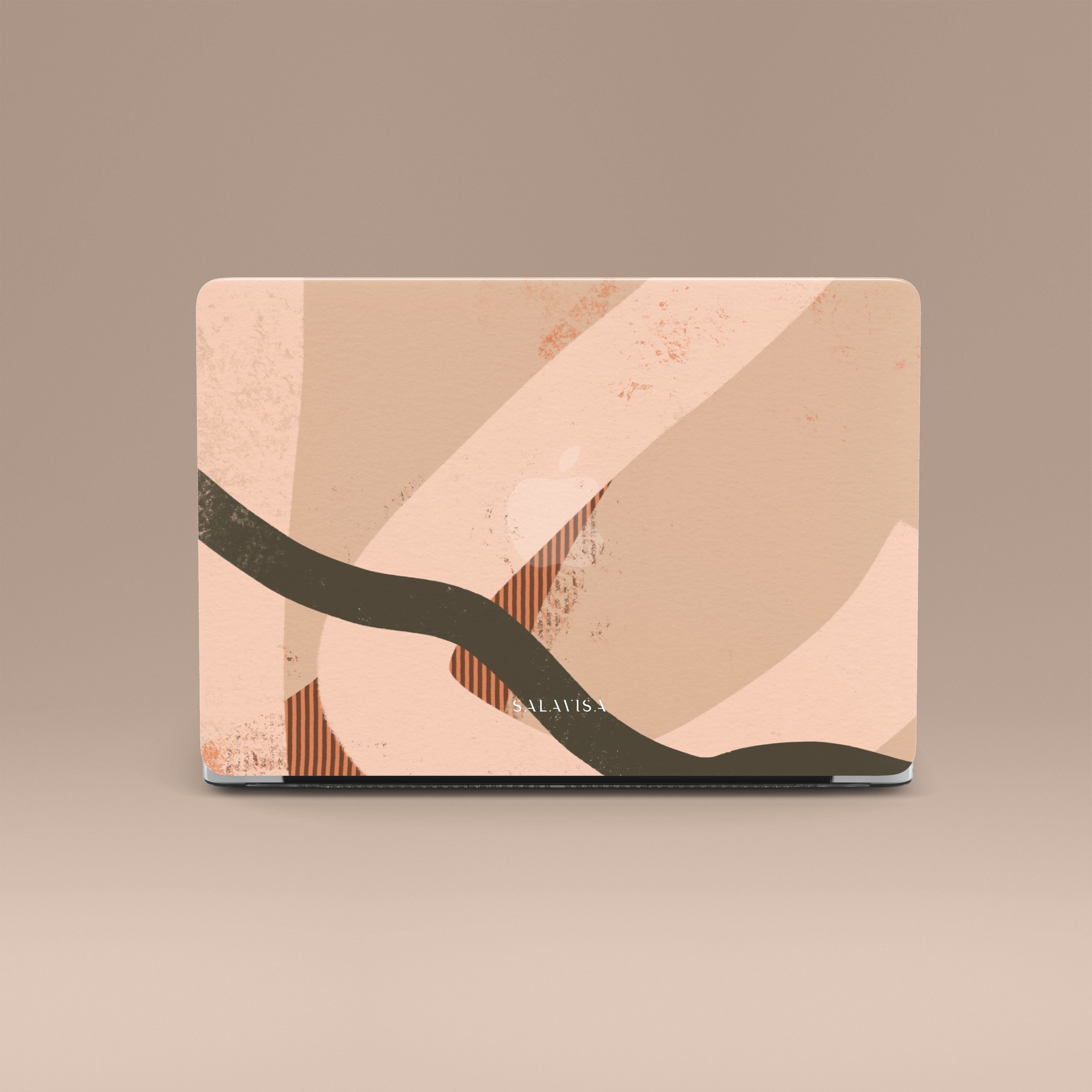 Premium Beige Organic Cotton MacBook Case - Eco-Friendly Laptop Sleeve for MacBook Air/Pro 13 15 Inch - Perfect for Work, Travel & School Protection