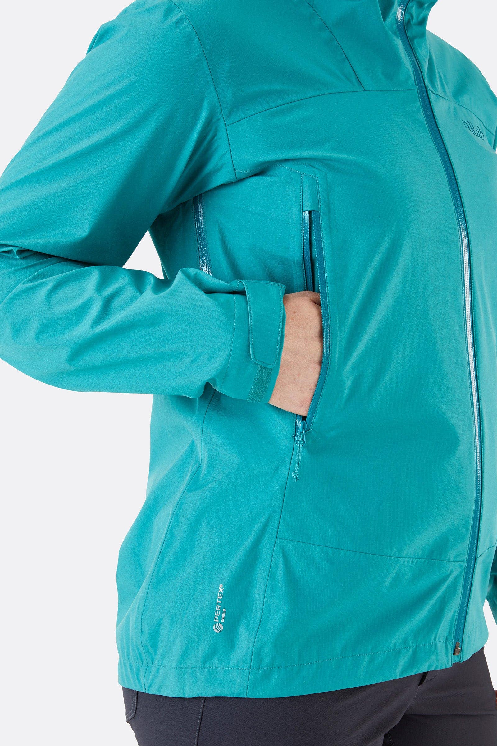Arc Eco Waterproof Jacket for Women - Lightweight Raincoat with Hood, Windproof Outdoor Jacket - Perfect for Hiking, Camping & Daily Commute