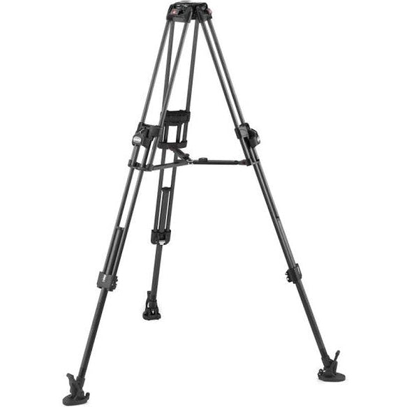 Manfrotto Carbon Fiber Tripod with Fast Twin Legs & Mid Spreader - Professional Camera Support for Photography & Videography