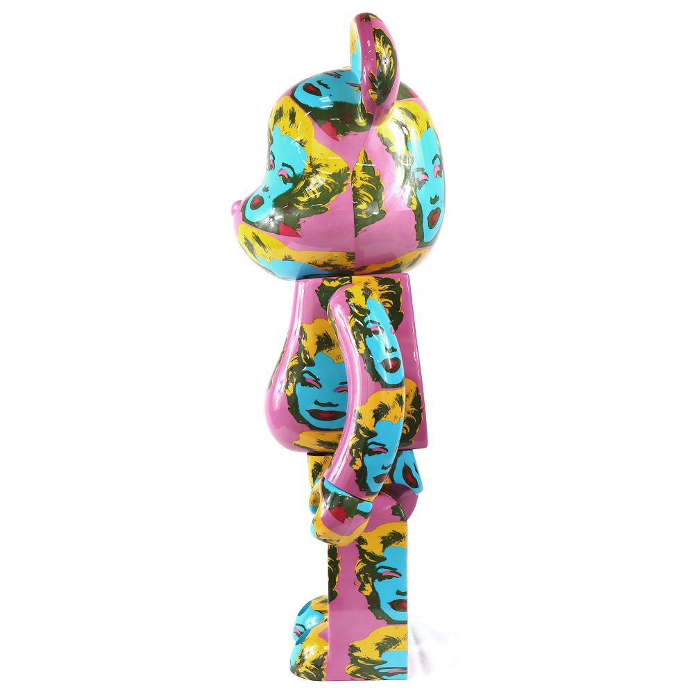 1000% Bearbrick Andy Warhol Marilyn Monroe Version 2 Collectible Art Toy - Perfect for Home Display, Office Decor & Pop Culture Enthusiasts