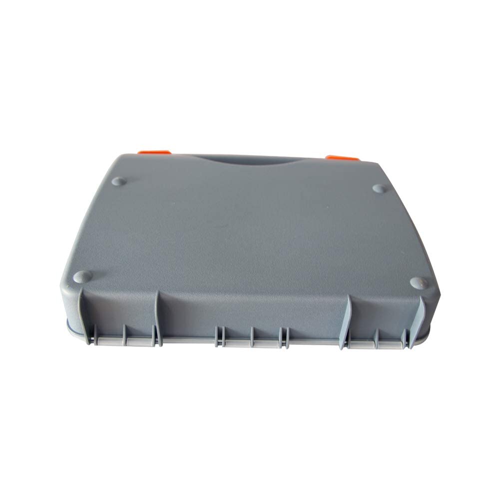 Utoolmart 12.6 x 10 x 2.4 Inches Translucent Plastic Tool Box Organizer - Heavy Duty Storage for Hardware, Screws, Bolts, Nuts - Perfect for Garage, Workshop & DIY Projects