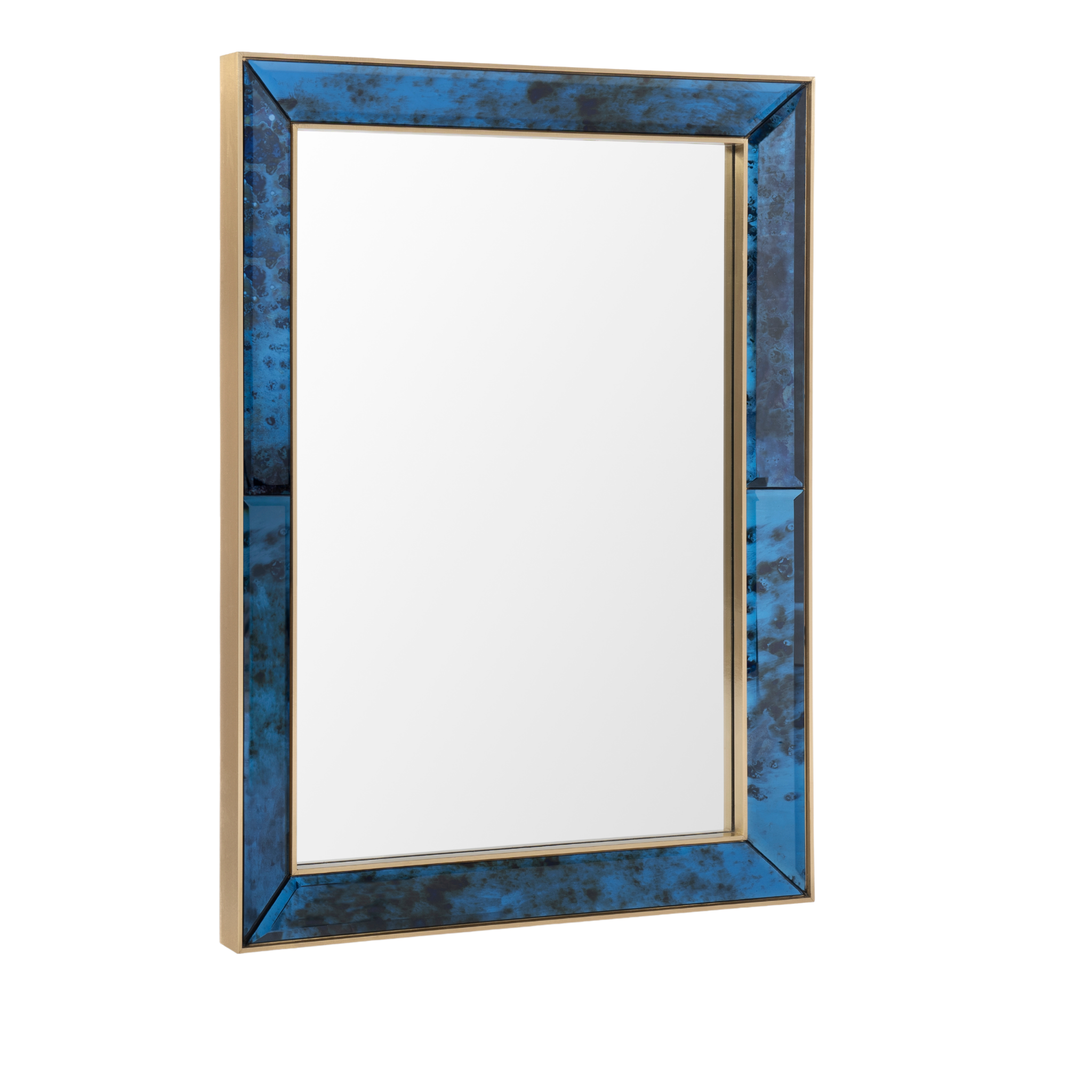 Antique Midnight Blue Etienne Mirror - Vintage Wall Decor for Living Room, Bedroom & Entryway - Elegant Home Accent for Classic & Modern Interiors