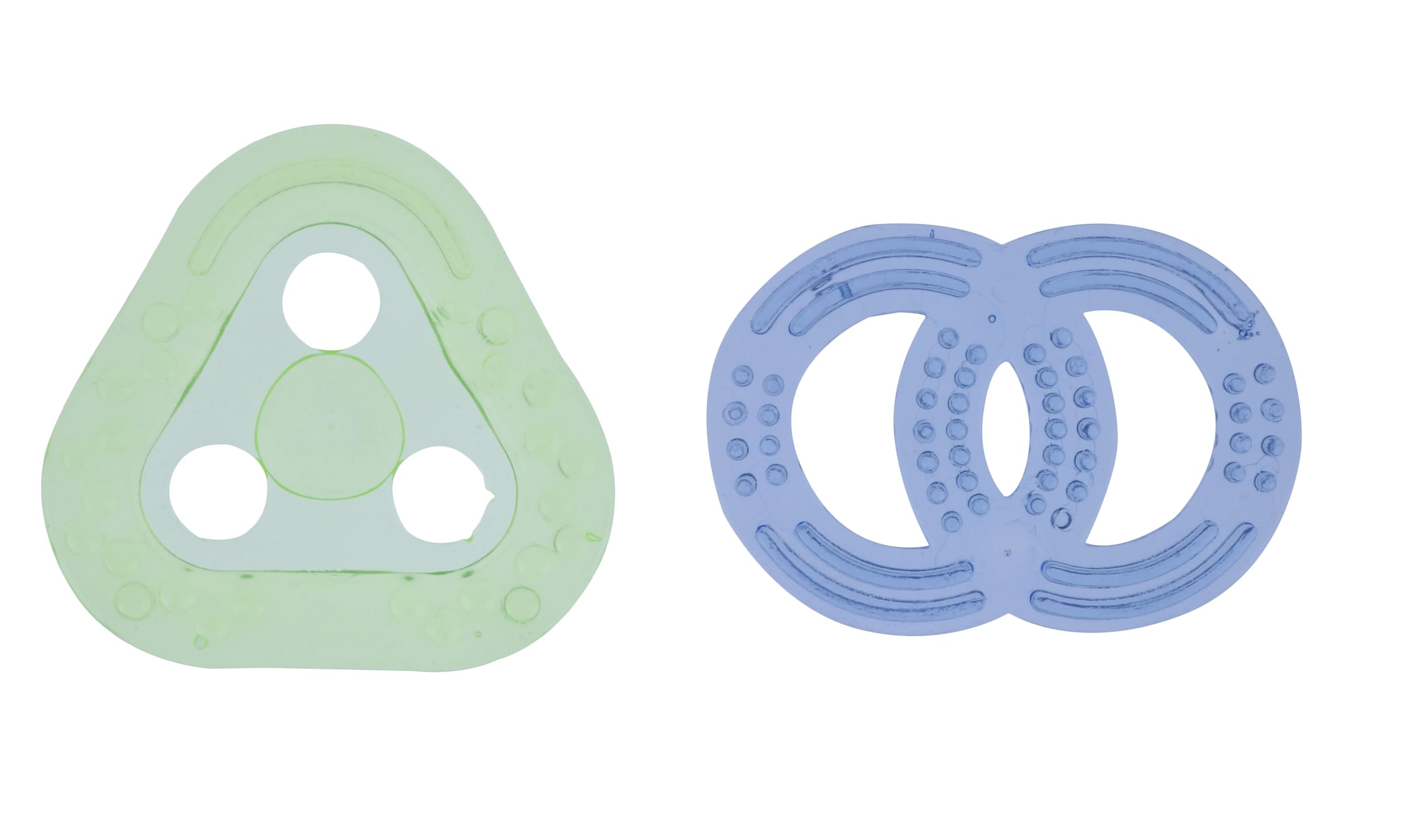 NeoBaby Soft Silicone BPA-Free Natural Organic Baby Teething Toy - Safe Teethers for Infants & Toddlers (2-Pack) - Perfect for Soothing Sore Gums During Teething & On-The-Go Comfort