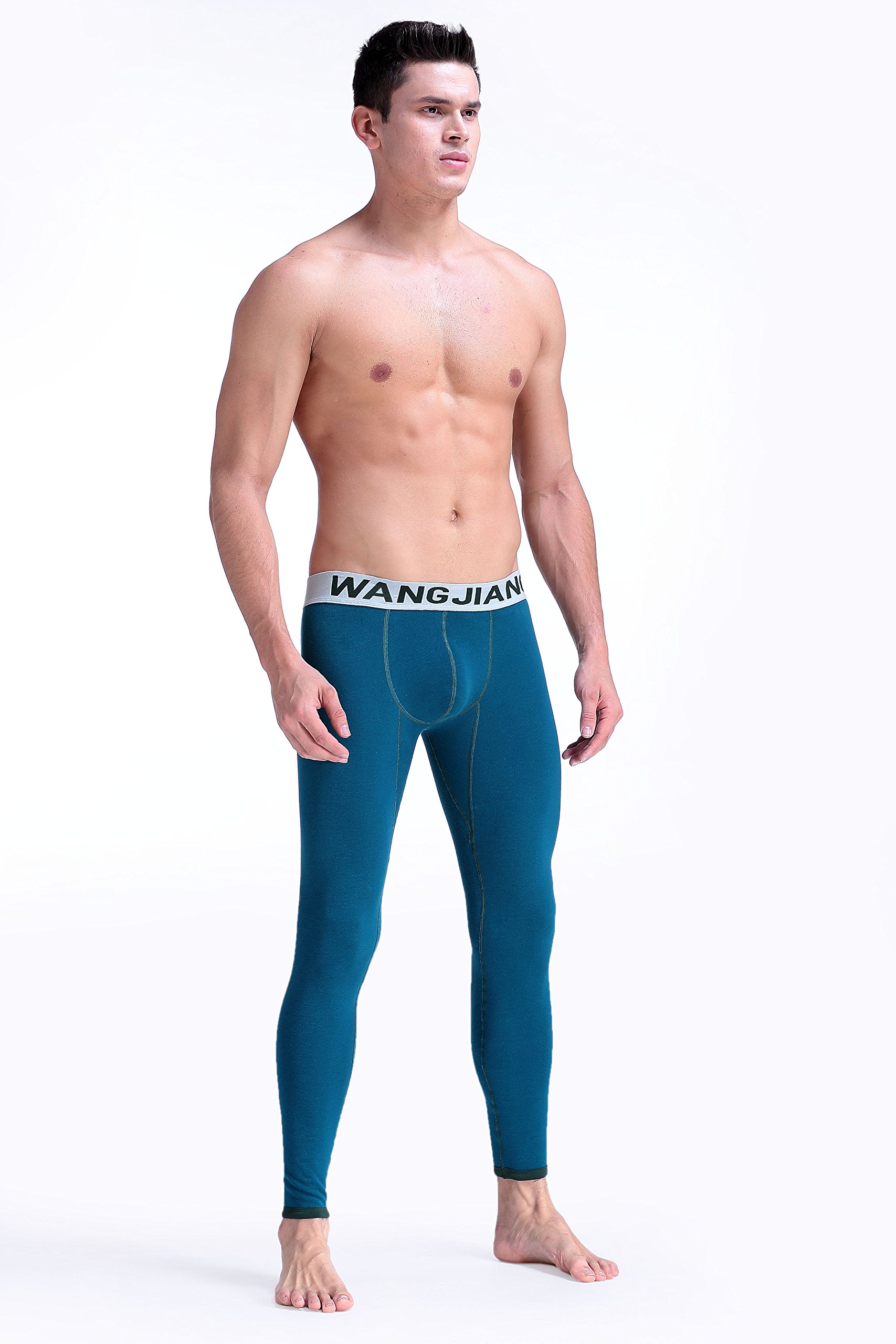 Azuki Men's Thermal Underwear Bottoms - Winter Base Layer Pants, Fleece-Lined Long Johns for Cold Weather - Perfect for Skiing, Hiking & Outdoor Activities