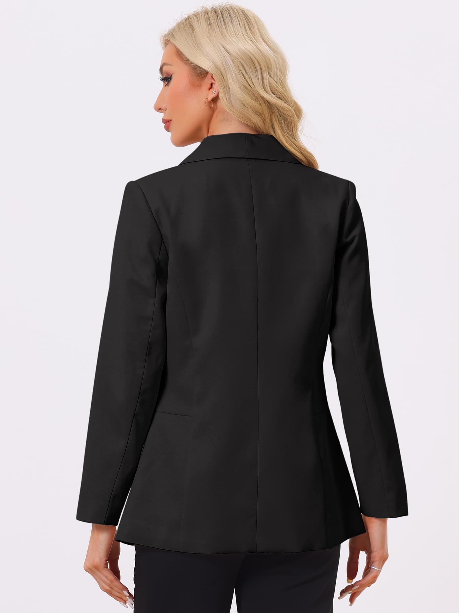 Allegra K Women's 2024 Casual Blazer - Office & Work Wear