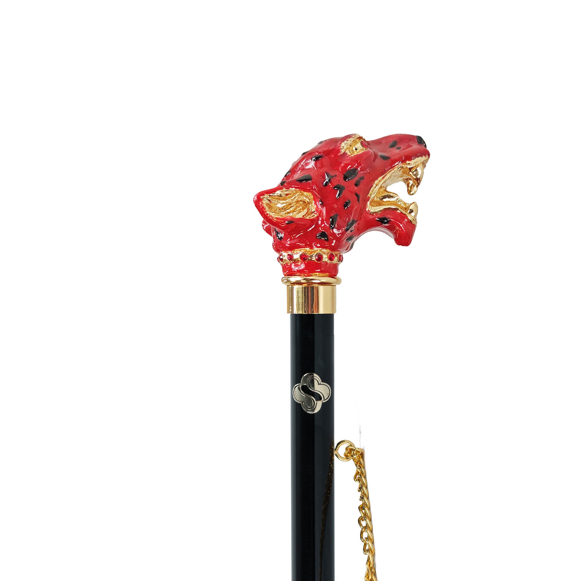 24K Gold Plated Shoehorn with Vibrant Puma Handle - Luxury Shoe Accessory for Men & Women - Perfect for Dress Shoes, Boots, and Sneakers - Elegant Gift Idea