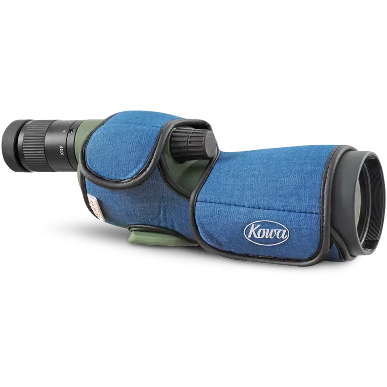 Kowa C 500D Stay-On Protective Case for TSN 500 Series Spotting Scopes - Durable Denim Cover for Outdoor Bird Watching & Hunting Accessories