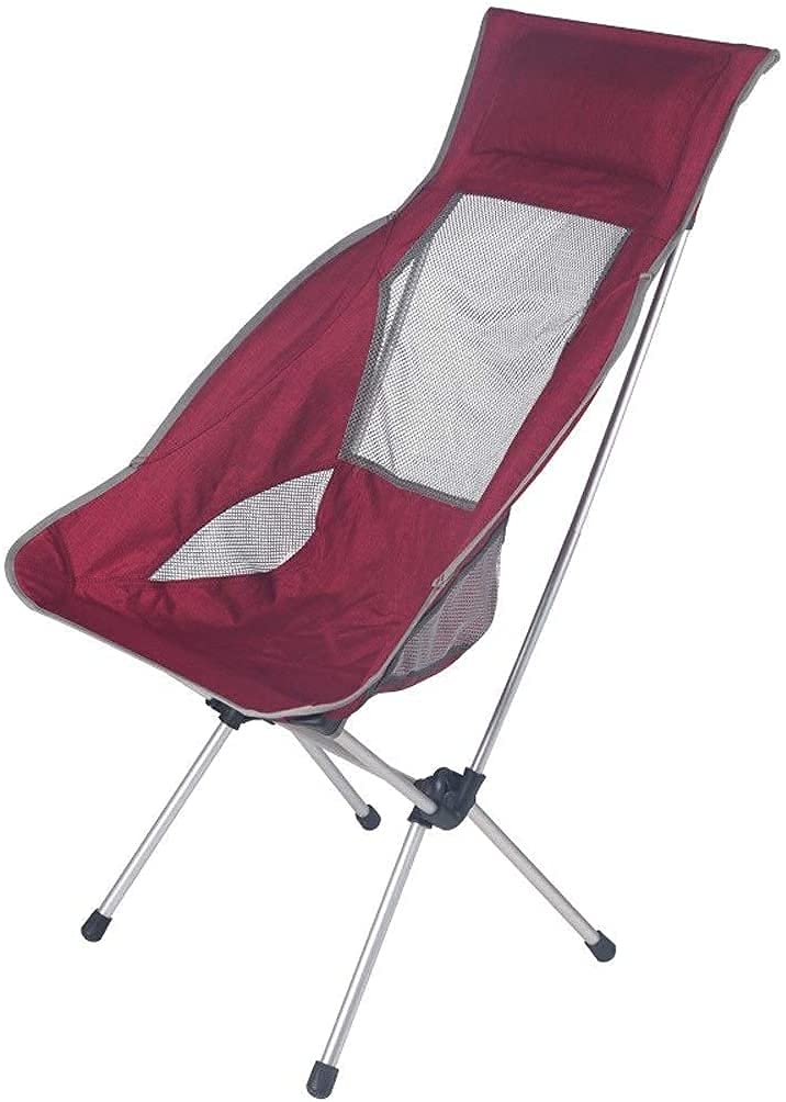 Ultralight Folding Camping Chair - Portable High Back Reclining Outdoor Chair for Camping, Fishing, Beach, and Festivals | Perfect for Backpacking, Picnics, and Outdoor Adventures