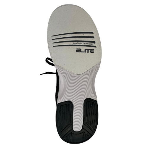 ELITE Women's Comfortable Lace-Up Black Bowling Shoes - Perfect for League Play, Casual Bowling & Tournament Performance