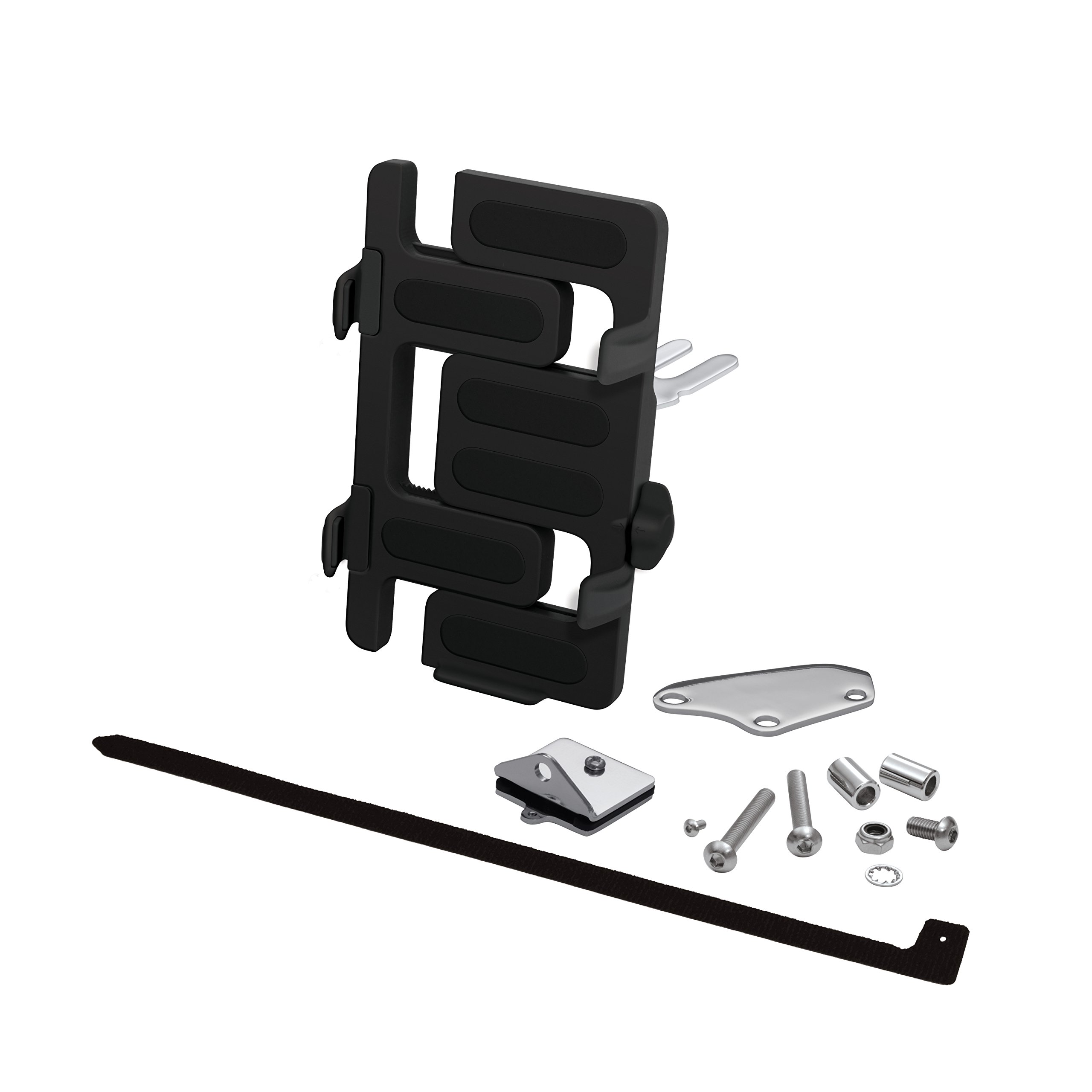 Show Chrome Accessories 52-839 Motorcycle Handlebar Mount for GPS & Smartphone - Perfect for Adventure Riding & Navigation