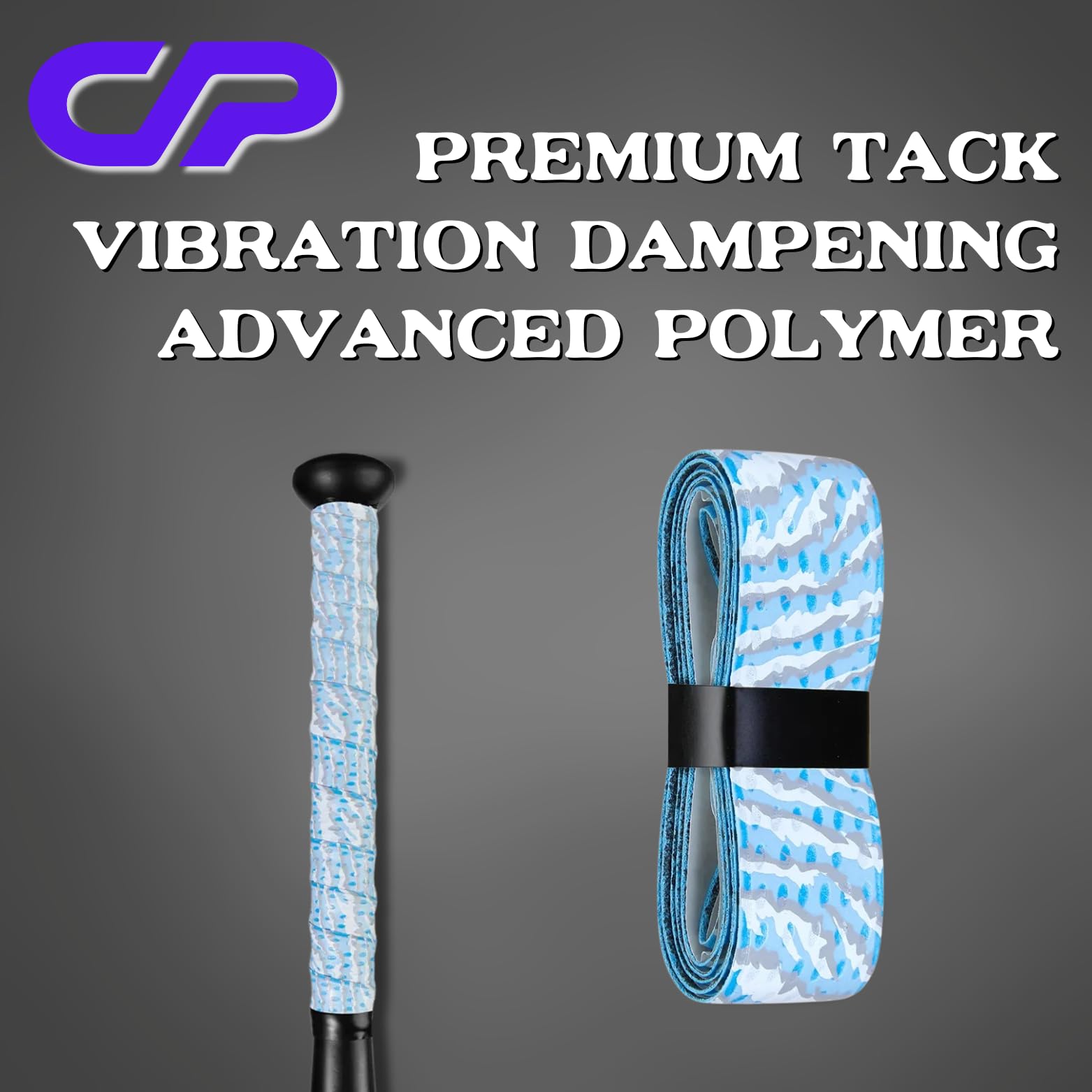 Premium Baseball Bat Grip Tape - 1.1mm Thick Precut Pro Feel Bat Handle Wrap - Replacement for Worn Baseball Bat Grips - Improve Bat Control & Comfort for Baseball, Softball, and Training Sessions
