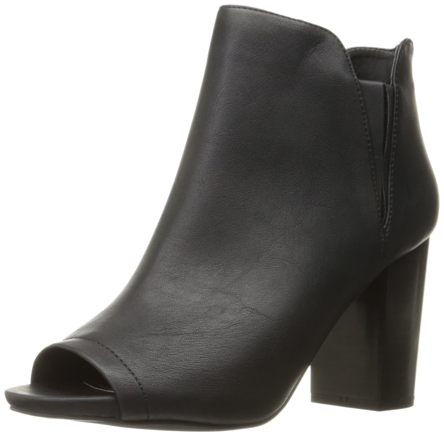 Madden Girl Women's Fiizzle Ankle Bootie - Stylish Chunky Heel Booties for Women | Comfortable Casual & Party Shoes | Perfect for Office, Date Night & Fall Fashion