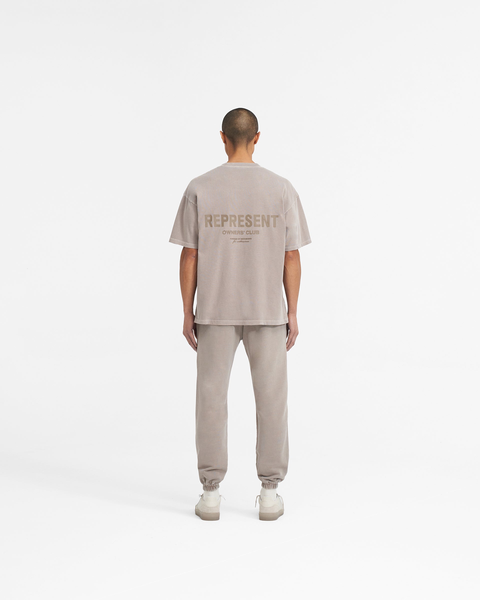 Represent Owners Club Sweatpant - Premium Cotton Joggers for Men & Women | Lounge, Gym & Streetwear Fashion | Mushroom Color