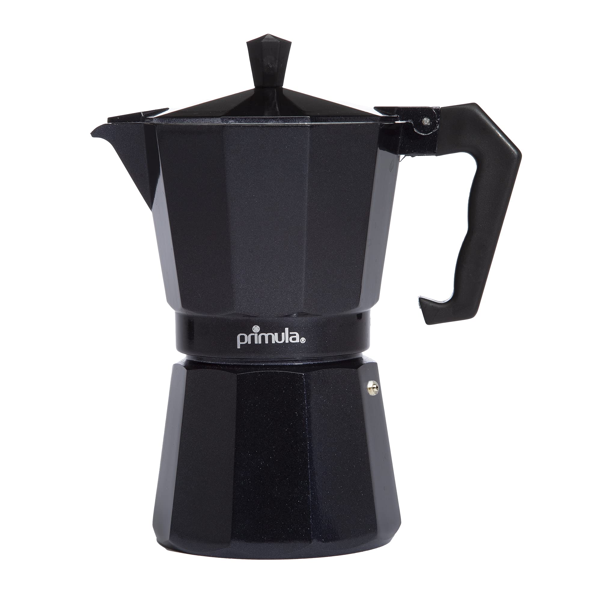Primaria Classic Stovetop Espresso Maker - 6 Cup Italian Moka Pot for Authentic Espresso & Cuban Coffee - Durable Aluminum Coffee Maker for Gas/Electric Stoves - Perfect for Home Brewing & Camping Trips
